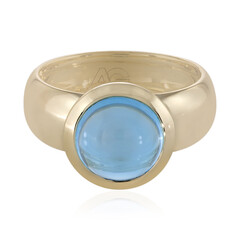 Bague en or et Topaze bleu Suisse (Adela Gold)