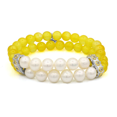 Bracelet en argent et Perle de culture d'eau douce (Dallas Prince Designs)