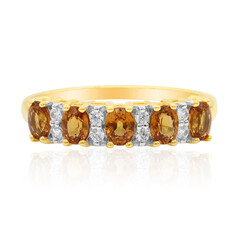 Bague en or et Grenat Spessartite (Adela Gold)