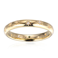 Bague en argent et Topaze blanche
