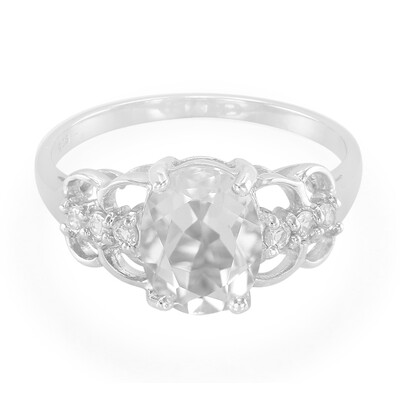 Bague en argent et Pétalite