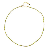 Collier en argent et Diamant jaune