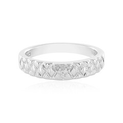 Bague en argent et Diamant I2 (I)