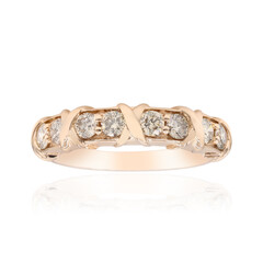 Bague en or et Diamant rose de France SI1 d'Argyle 