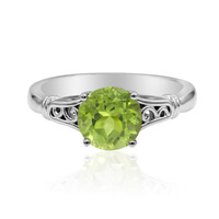Bague en argent et Péridot