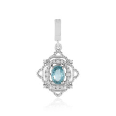 Pendentif en argent et Zircon de Ratanakiri