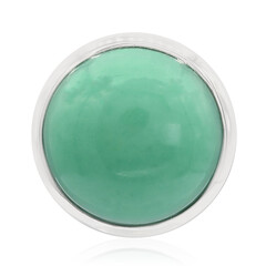 Pendentif en argent et Chrysoprase