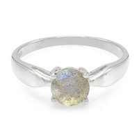 Bague en argent et Spectrolite