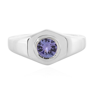 Bague en argent et Tanzanite (MONOSONO COLLECTION)