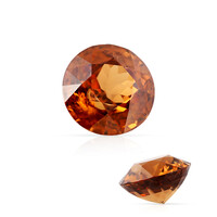  Zircon rouge du soir 12,255 ct (gemme et boîte de collection)