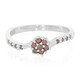 Bague en argent et Diamant fantaisie