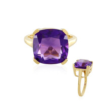 Bague en argent et Améthyste de Zambie