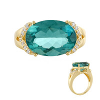 Bague en argent et Fluorite d'Esperanza
