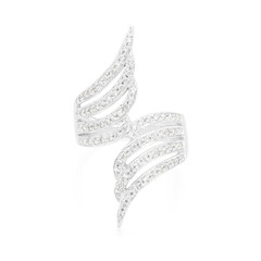 Bague en argent et Zircon