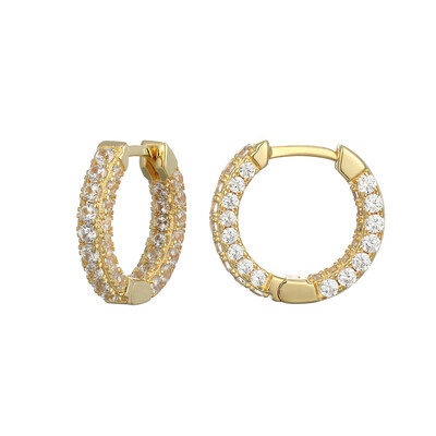 Boucles d'oreilles en argent et Zircon