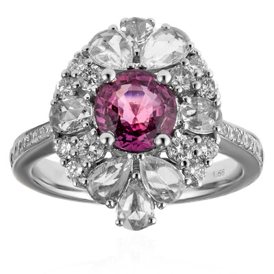 Bague en or et Saphir parme (CIRARI)