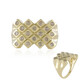 Bague en or et Diamant VS1 champagne