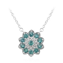Collier en or et Emeraude de Zambie AAA (de Melo)