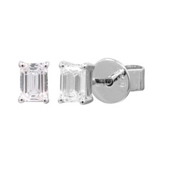 Boucles d'oreilles en or et Diamant SI1 (H) (CIRARI)