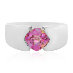Bague en argent et Topaze jubilaire