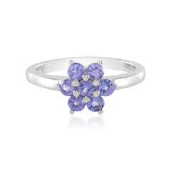 Bague en argent et Tanzanite