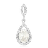 Pendentif en argent et Goshénite