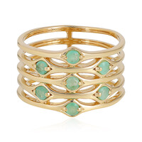 Bague en argent et Emeraude de Socoto