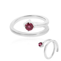 Bague en argent et Grenat Rhodolite