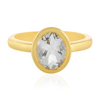 Bague en argent et Quartz blanc