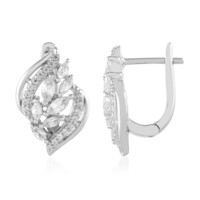 Boucles d'oreilles en argent et Zircon