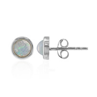 Boucles d'oreilles en argent et Opale Welo