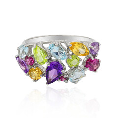 Bague en argent et Améthyste de Zambie