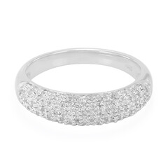 Bague en argent et Zircon