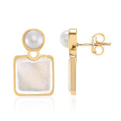 Boucles d'oreilles en argent et Nacre