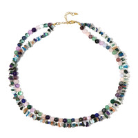 Collier en argent et Kunzite