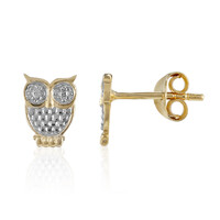 Boucles d'oreilles en argent et Diamant I3 (I)