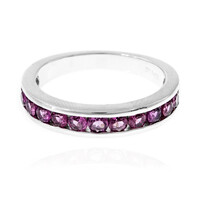 Bague en argent et Grenat Rhodolite