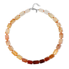 Collier en argent et Cornaline