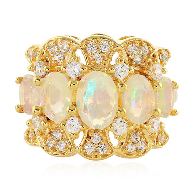 Bague en argent et Opale Welo