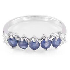 Bague en argent et Saphir du Laos