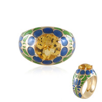 Bague en argent et Citrine (Adela Silber)
