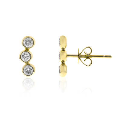 Boucles d'oreilles en or et Diamant SI2 (H) (CIRARI)