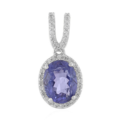 Pendentif en argent et Tanzanite