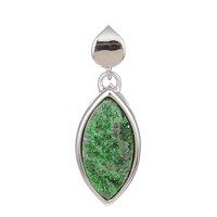 Pendentif en argent et Uvarovite