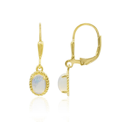 Boucles d'oreilles en argent et Opale Welo