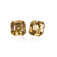  Zircon jaune (gemme et boîte de collection)