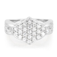 Bague en argent et Zircon