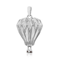 Pendentif en argent et Grenat du Mozambique