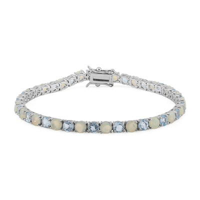 Bracelet en argent et Topaze bleu ciel