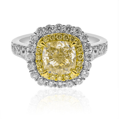 Bague en or et Diamant SI2 jaune (CIRARI)